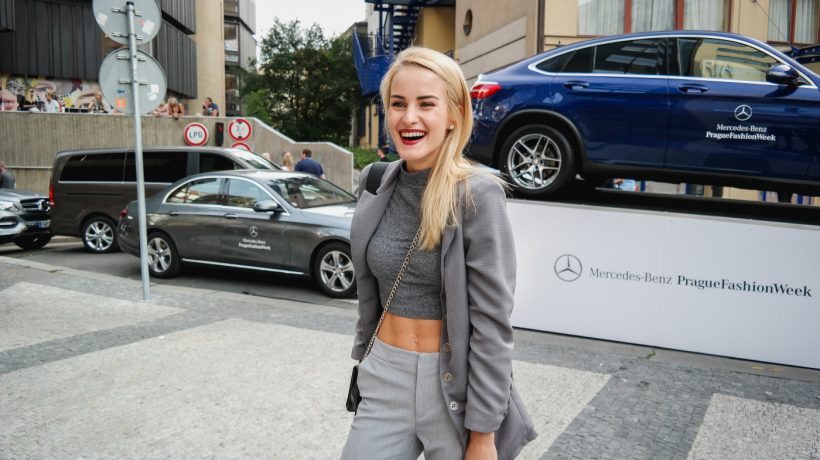 Vaness na Mercedes - Benz Prague Fashion Week