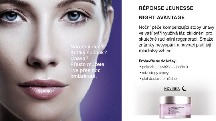MATIS Paris představuje první „spánek v kelímku“ Night AvantAge