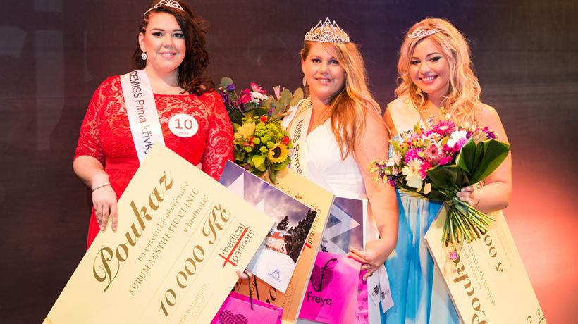 Vítězky soutěže MISS Prima křivky 2015