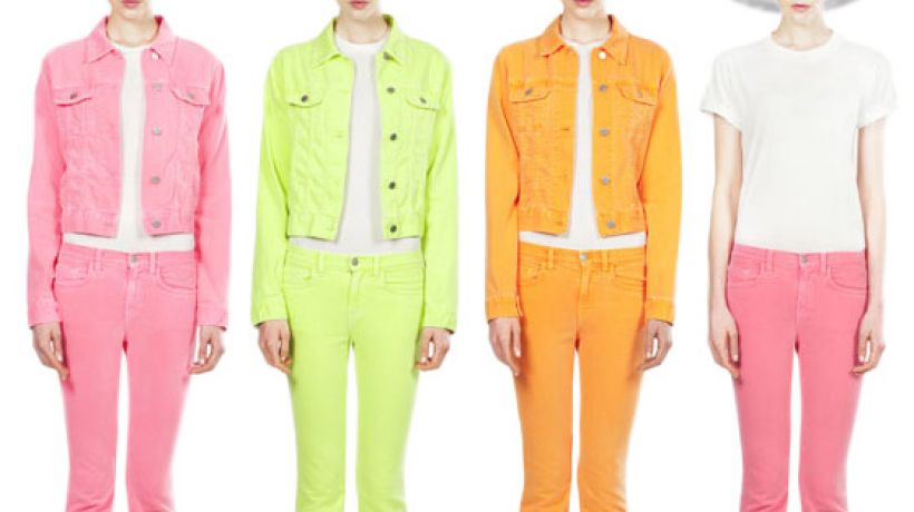 Christopher Kane navrhl pro J brand džínovou kolekci v neonových barvách!