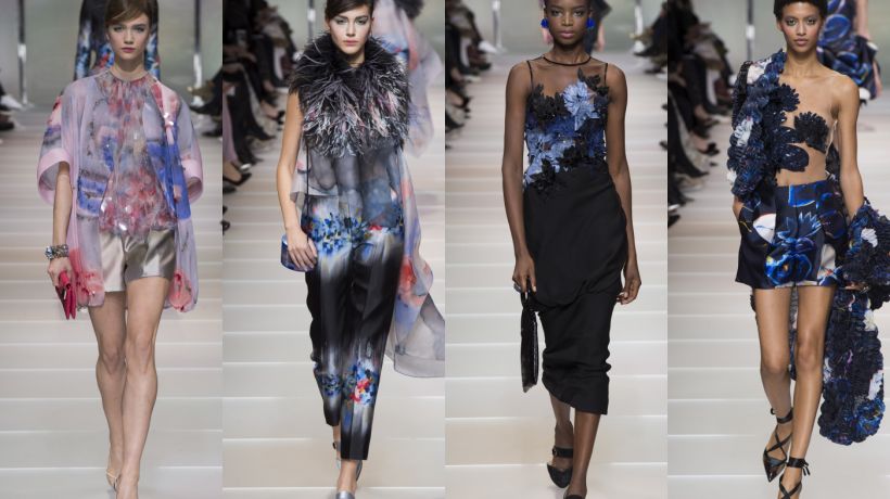 Jarní Haute Couture Armani Privé 2018 mezi červánky