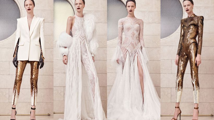 Opulentní róby předvedl v Haute Couture 2017 Atelier Versace
