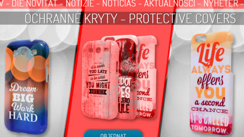 Designové ochranné kryty na mobily Skinzone