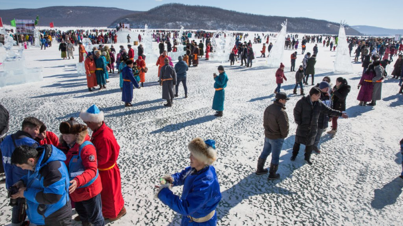 Mongolský Ice Festival plný módy a designu