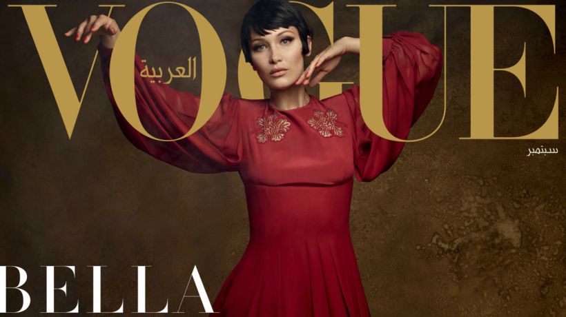 Bellu Hadid pro arabský Vogue vyfotil Karl Lagerfeld