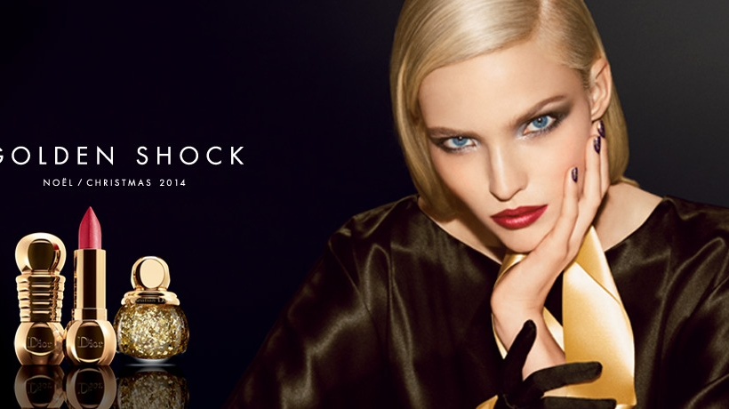 Golden Shock – vánoční kampaň a kolekce Dior Beauty