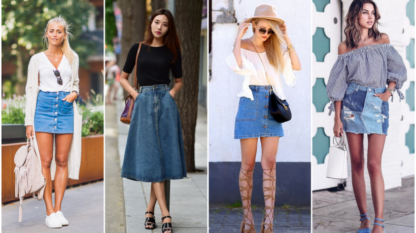 Trend džínových sukní - jak je obléknout?