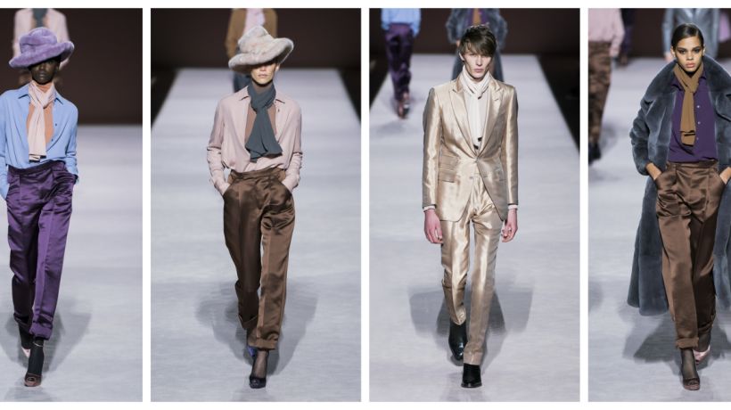 Tom Ford v podzimní kolekci 2019 hledá bezpečí před kulturní nenávistí