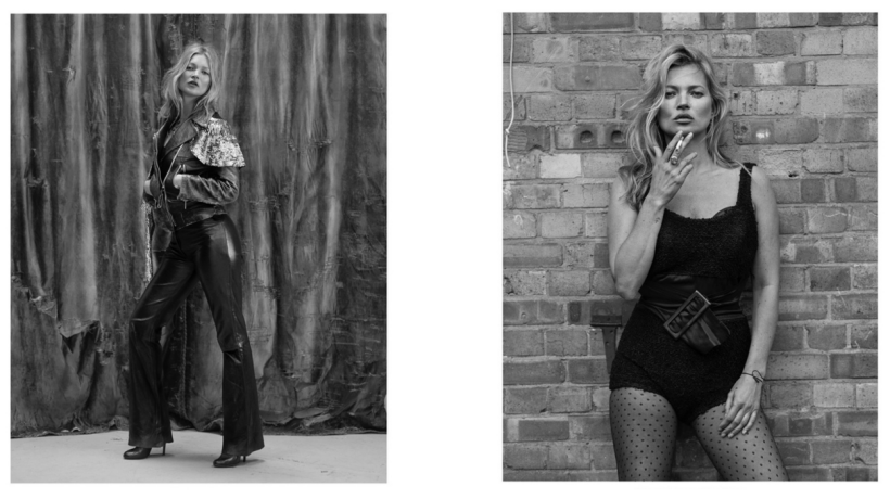 Kate Moss nejenom s cigaretou v ruce pro magazín More or Less