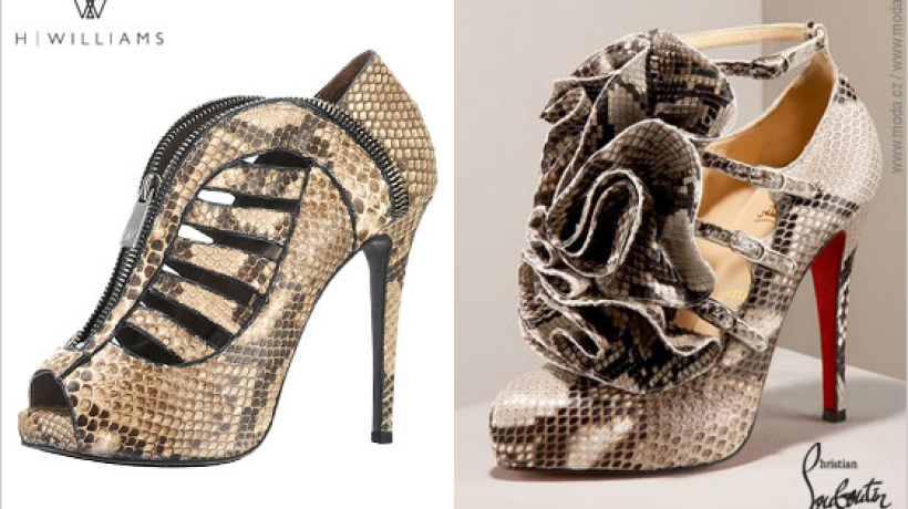 Nechte se pokoušet hadem: do vašeho botníku patří boty s hadím vzorem!