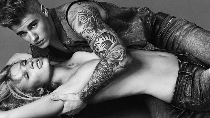 Justin Bieber a Lara Stone pózují ve vyzývavé kampani Calvin Klein