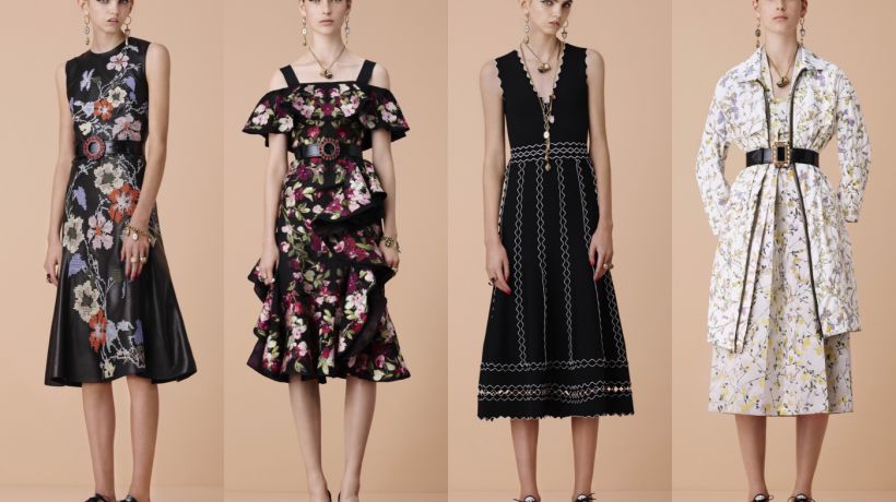Resort Alexander McQueen 2016 v plném květu