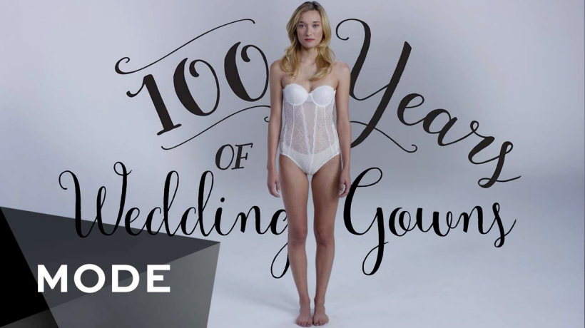 To potřebujete vidět: 100 let svatebních šatů