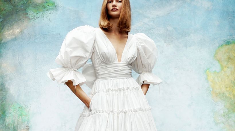 Svatební kolekce módního domu Viktor &amp; Rolf byla zahalena do sněhu a ledu