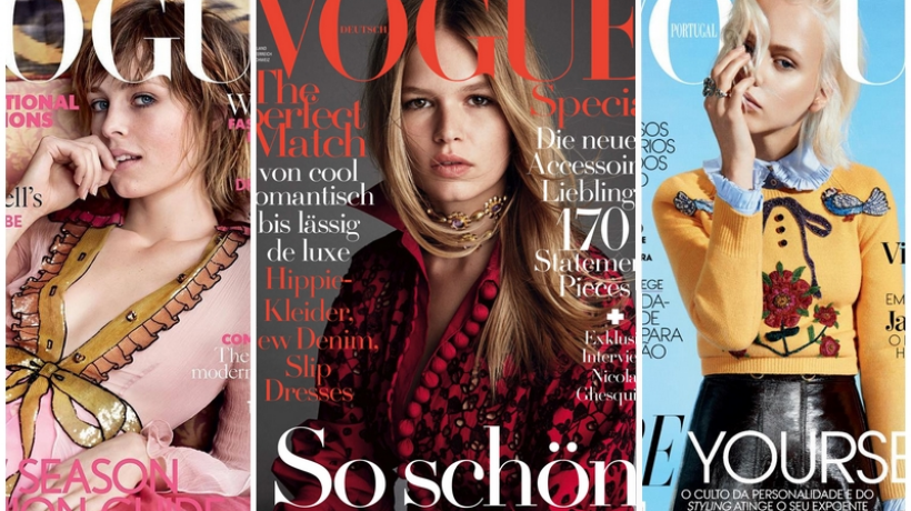 Březnová vydání Vogue