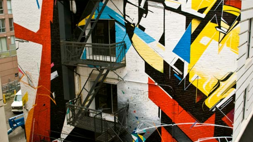 Augustine Kofie tvoří skutečné graffiti umění