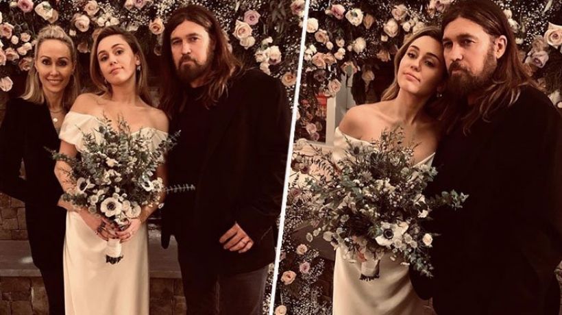 Zprávy z módy: Miley Cyrus se o víkendu vdala v šatech Vivienne Westwood