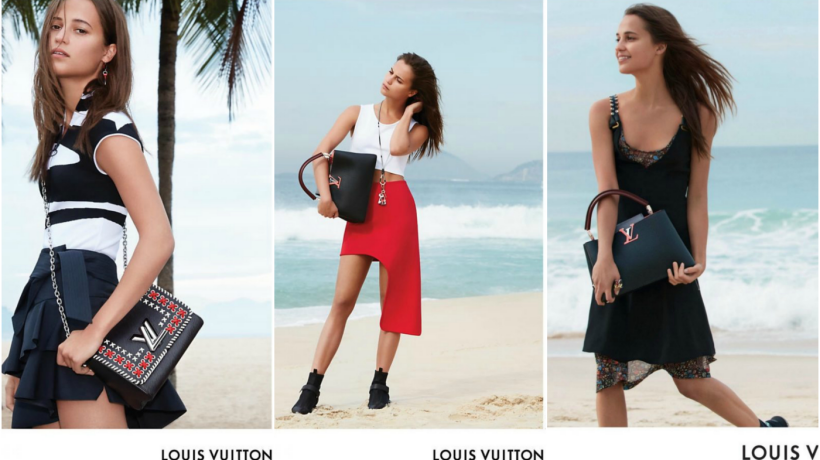 Alicia Vikander v kampani „Spirit of travel“ značky Louis Vuitton