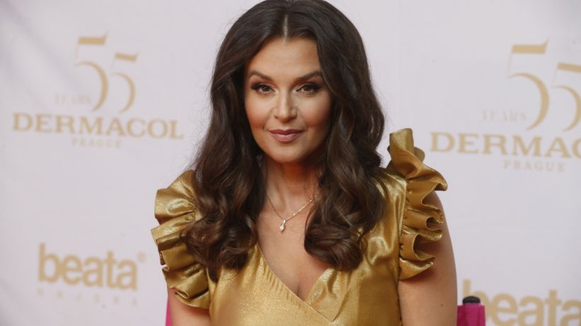 Iva Kubelková uváděla módní přehlídku v rámci filmového festivalu v Karlových Varech