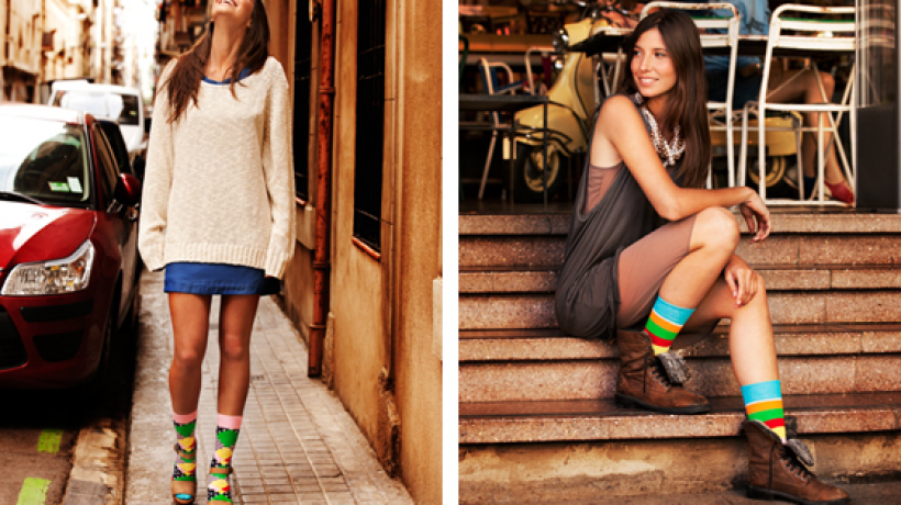 Ponožky Happy Socks nabízejí opravdu hravou kolekci, která oživí každý model!