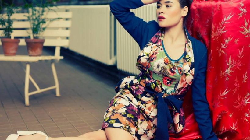 La femme MiMi představila kolekci jaro-léto 2014 v Botanické zahradě