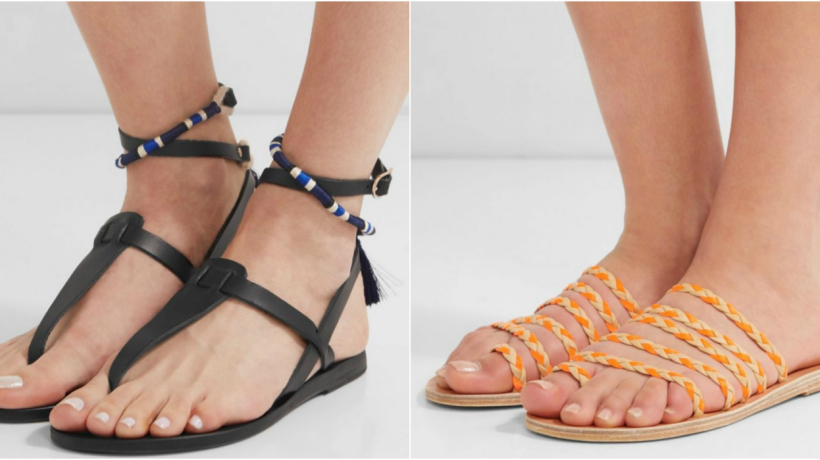 Řecké sandálky jsou perfektní volbou pro léto 2017