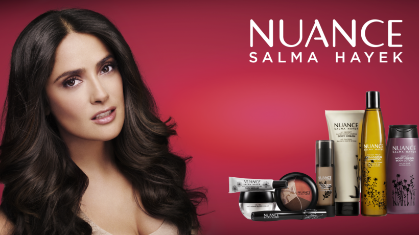 Salma Hayek vyvíjí vlastní kosmetickou značku Nuance