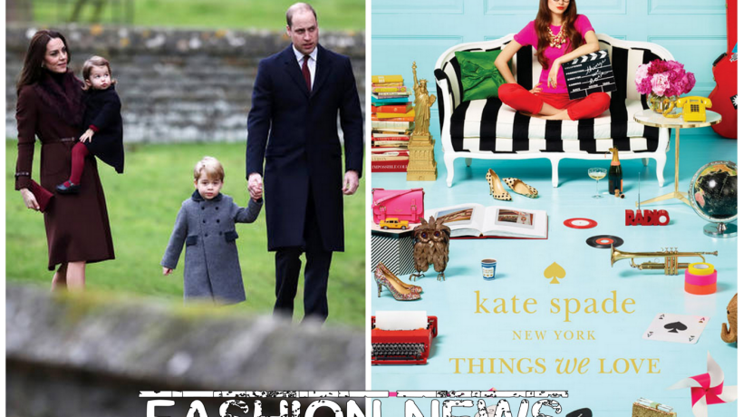 Aktuálně ze světa módy: outfity královské rodiny a novinky od Kate Spade