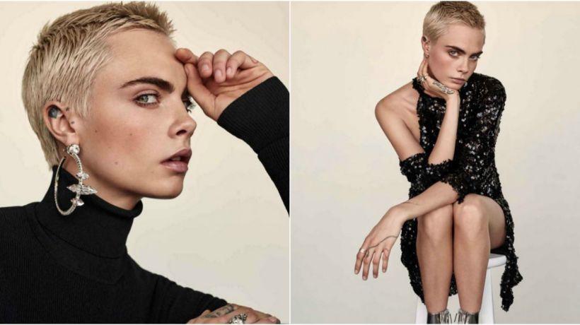 Cara Delevingne se vzpurným duchem pro časopis The Edit