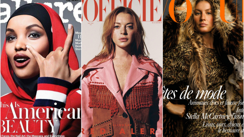 Nejlepší obálky módních časopisů v roce 2017