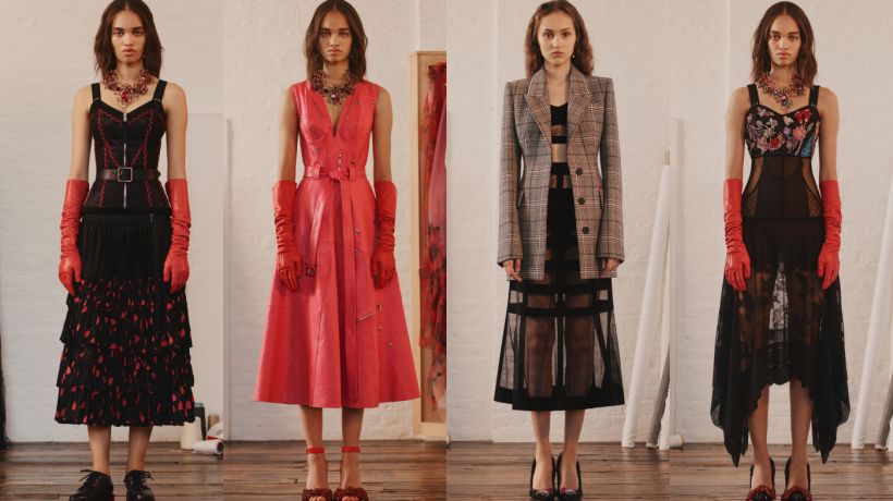 Glamour aristokracie v Resort kolekci Alexander McQueen 2018