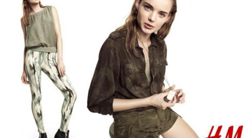 Nová kolekce H&amp;M Divided girls – army styl s kočkou pro kočky!