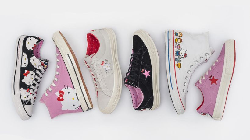 Je to tady - boty značky Converse s Hello Kitty motivem