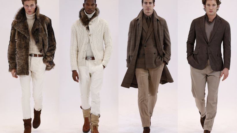 Ralph Lauren v zimní pánské kolekci myslí na módu na svah