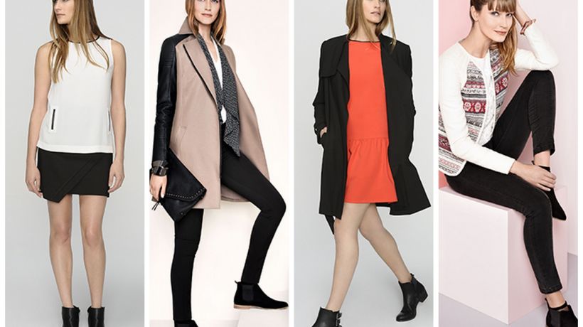 Rozmanité kousky z kolekce Camaieu v jejich podzimním Lookbooku