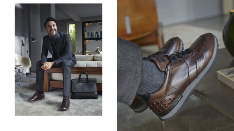 Jack Huston v popředí pánské kolekce Tod´s