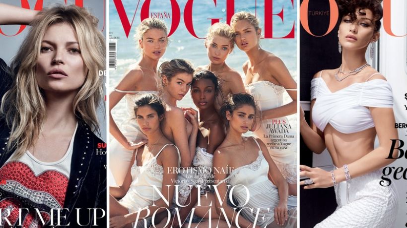 Květnové obálky Vogue