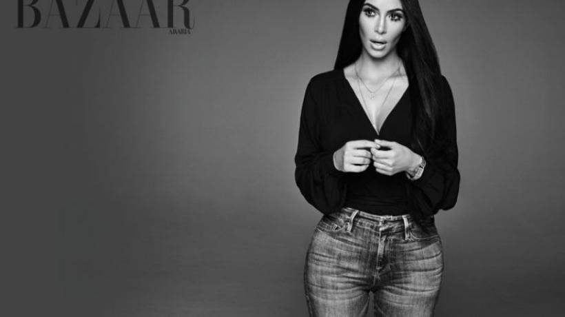 Kim Kardashian v zářijovém Harper's Bazaar Arabia zosobňuje zpěvačku Cher