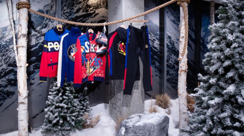 Ralph Lauren přivezl zimu do "putovního" pop-up store