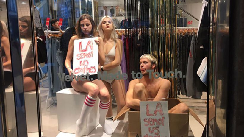 Zaměstnanci American Apparel vedou v Německu protesty