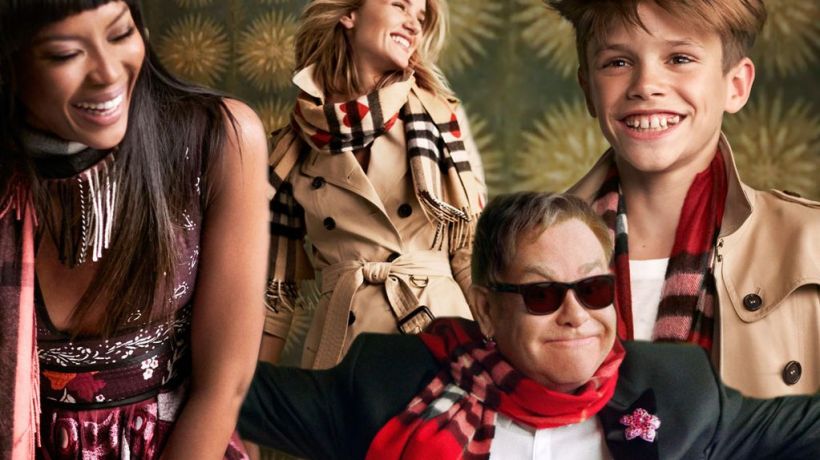 Hvězdně obsazená vánoční kampaň Burberry 2015