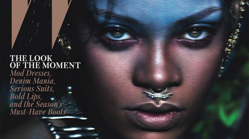 Rihanna pro ”W” magazín coby severská divoška