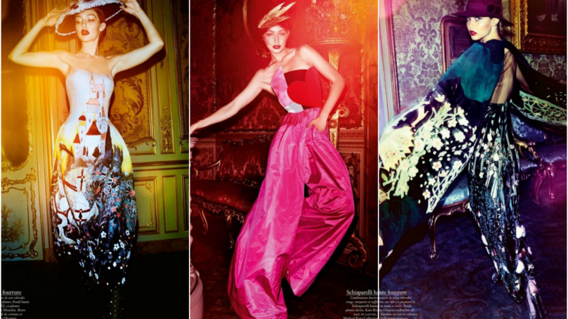 Gigi Hadid v listopadovém Vogue Paris