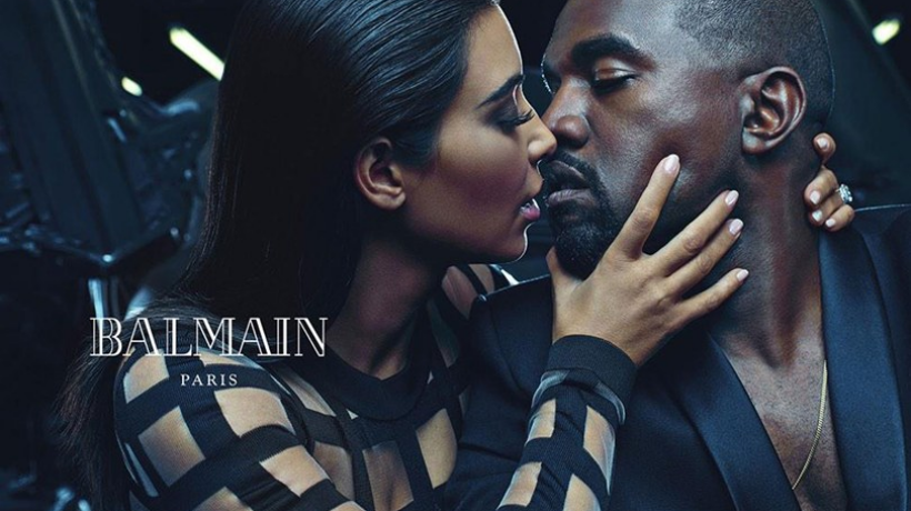 Kim a Kanye hvězdami letní kolekce Balmain S/S15
