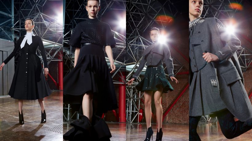 Pre-Fall Antonio Berardi 2017 ve futuristickém nádechu