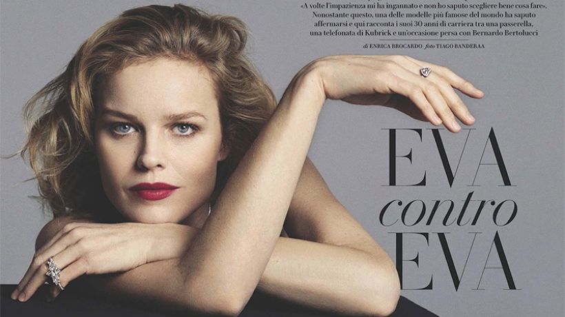 Titulní strana italské Vanity Fair patří Evě Herzigové