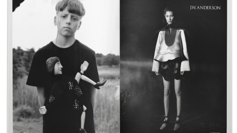 Bella Hadid je hvězdou podzimní kampaně J. W. Anderson