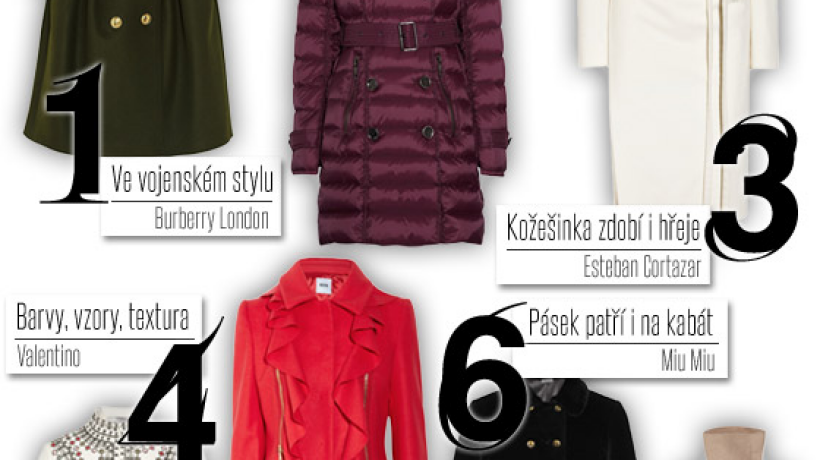 7 kabátových trendů pro zimu 2012/13: víme jaké kabáty se nosí i kde a za kolik je koupíte!