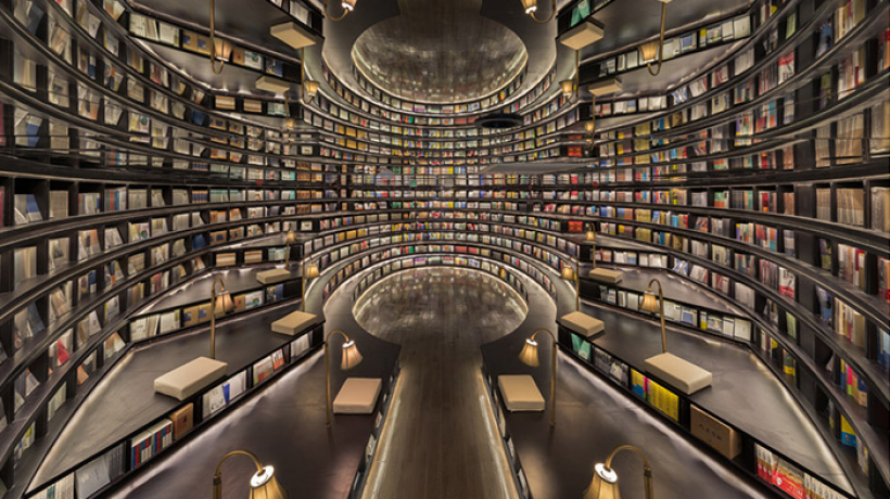 Knihkupectví v čínském městě Hangzhou vám vezme dech