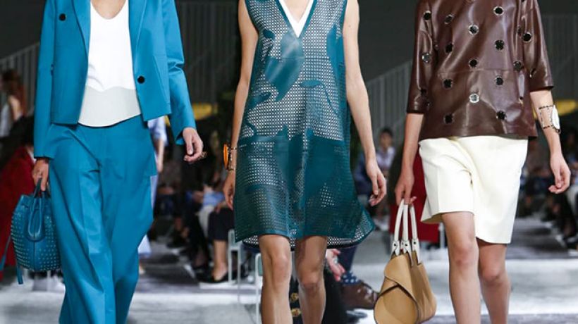 Italské Tod's hovoří jasně - kůže patří i do jarního období!